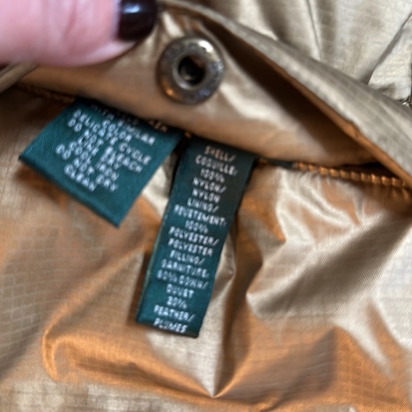 Lauren by Ralph Lauren reversible vest. Navy and aged gold. Size M gently worn - Picture 2 of 10